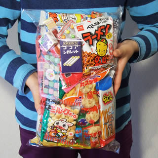 Assorted Japanese Junk Food Snack "Dagashi" Economical 34 Packs