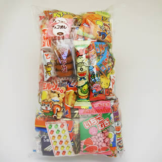 Assorted Japanese Junk Food Snack "Dagashi" Economical 45 Packs