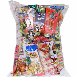 Assorted Japanese Junk Food Snack "Dagashi" Economical 73 Packs