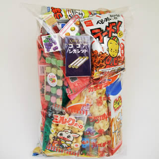 Assorted Japanese Junk Food Snack "Dagashi" Economical 34 Packs